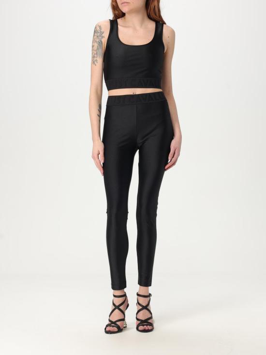 25SS 저스트까발리 민소매 티셔츠 78PAM204J0108 899 Black - JUST CAVALLI
