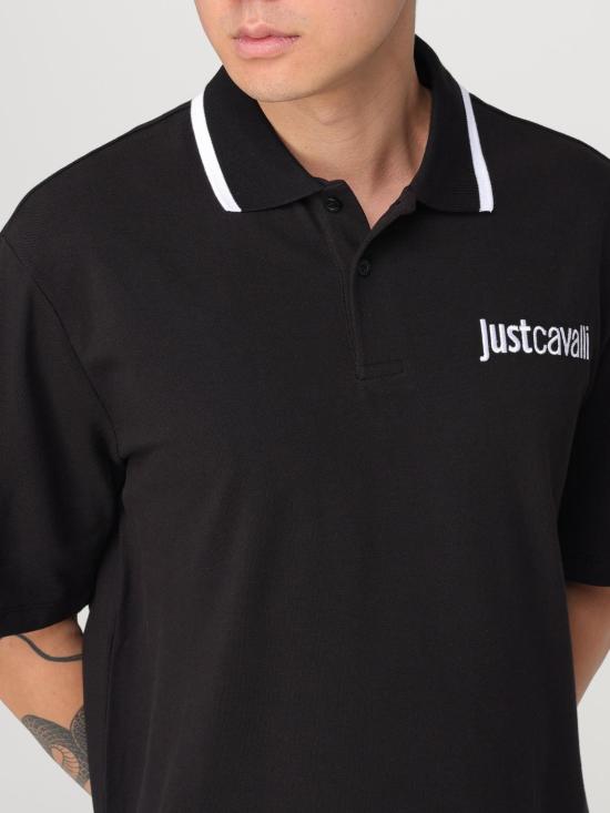 저스트까발리 폴로 티셔츠 77OAGT00CJ506 899 Black - JUST CAVALLI
