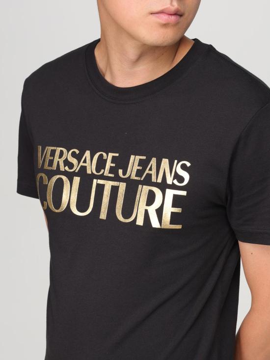 25FW 베르사체 반팔 티셔츠 77GAHT05CJ00T G89 Black - VERSACE