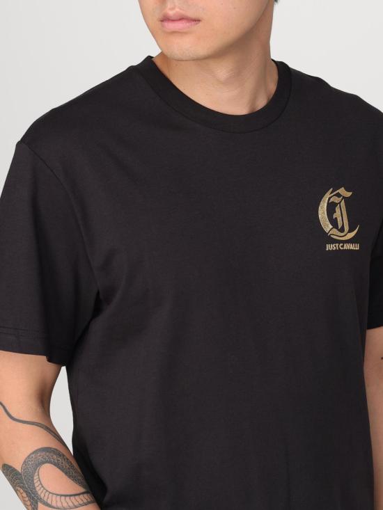  저스트까발리 반팔 티셔츠 77OAHT02CJ500 PL9 Black - JUST CAVALLI
