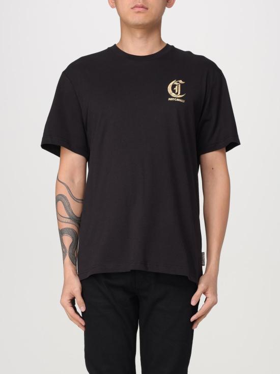  저스트까발리 반팔 티셔츠 77OAHT02CJ500 PL9 Black