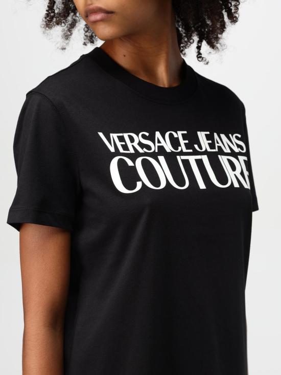  베르사체 반팔 티셔츠 77HAHE09CJ00E 899 Black - VERSACE