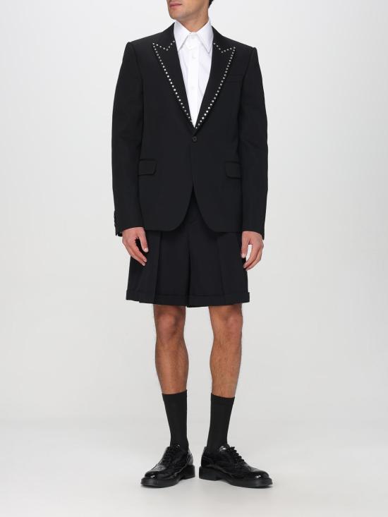 25FW 알렉산더 맥퀸 수트 자켓 816204QVAAA 1000 Black - ALEXANDER MCQUEEN