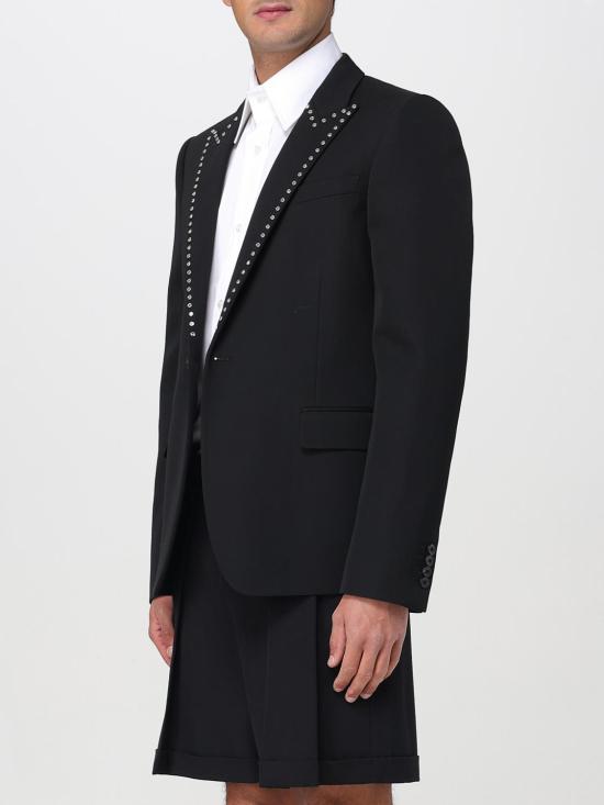 25FW 알렉산더 맥퀸 수트 자켓 816204QVAAA 1000 Black - ALEXANDER MCQUEEN