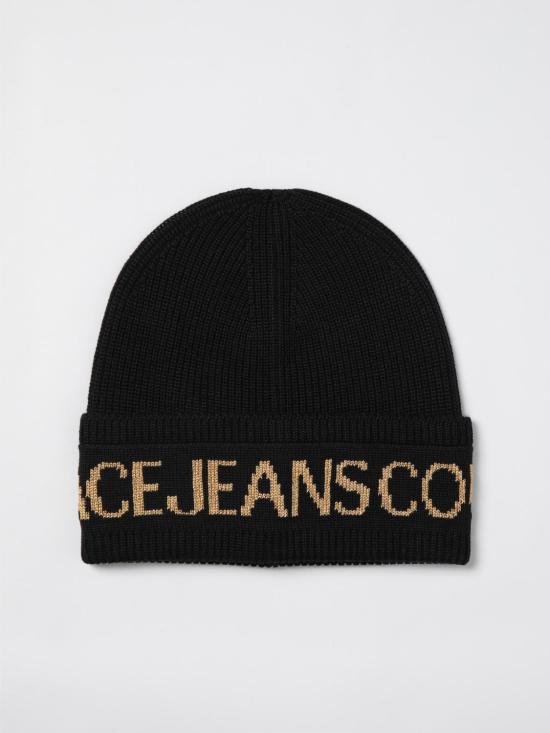 24FW 베르사체 이어플랩 캡 77HAZK40ZG316 G89 Black - VERSACE