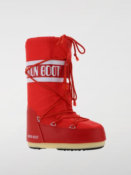 25FW 문부츠 아이콘 나일론 부츠 80D1400440 D001 Red - MOON BOOT