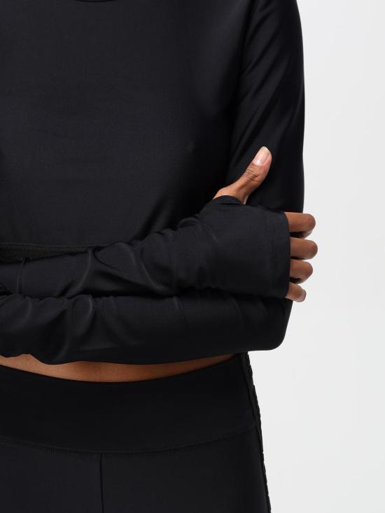 24FW 베르사체 긴팔 티셔츠 77HAH218J0148 899 Black - VERSACE