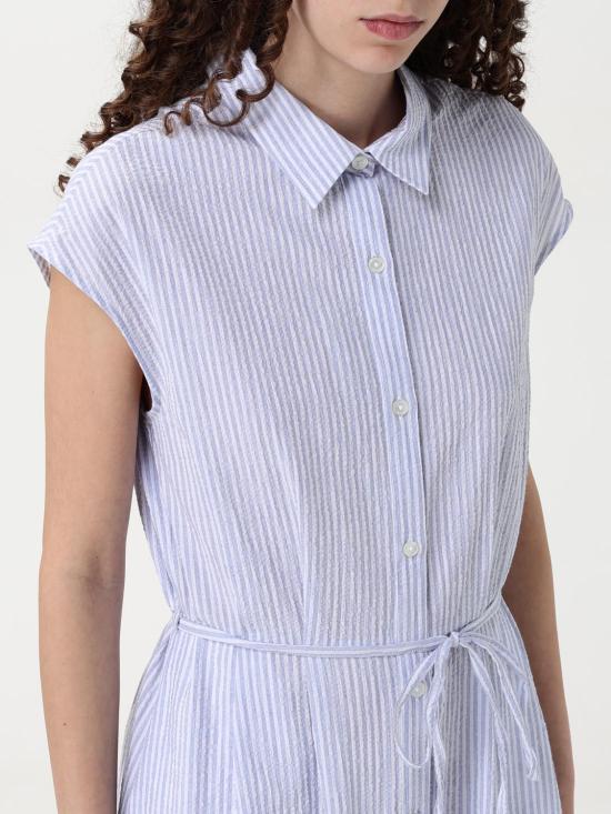 25FW 울리치 롱 원피스 CFWWDR0186FRUT4070 31010 Gnawed Blue - WOOLRICH