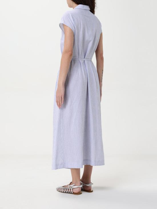 25FW 울리치 롱 원피스 CFWWDR0186FRUT4070 31010 Gnawed Blue - WOOLRICH