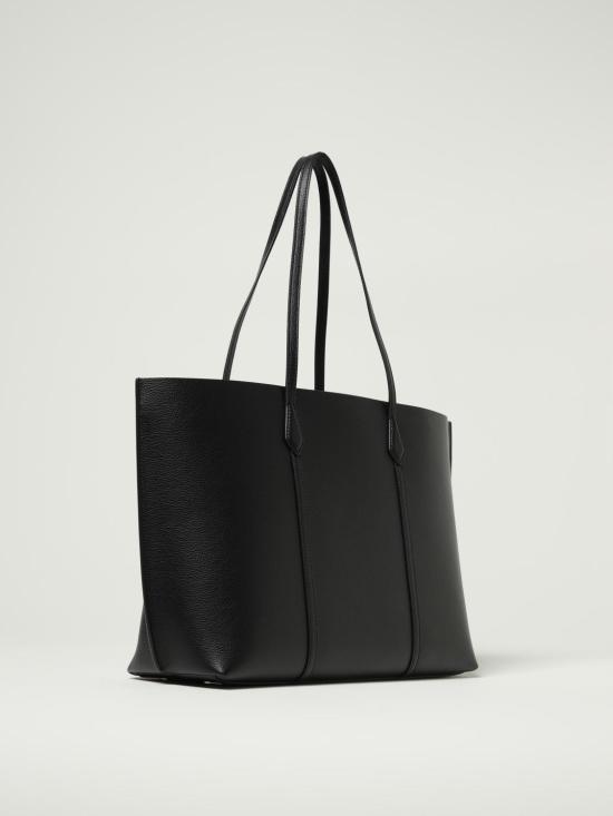 26SS 토리버치 레더 페리 토트백 169476 001 Black - TORY BURCH