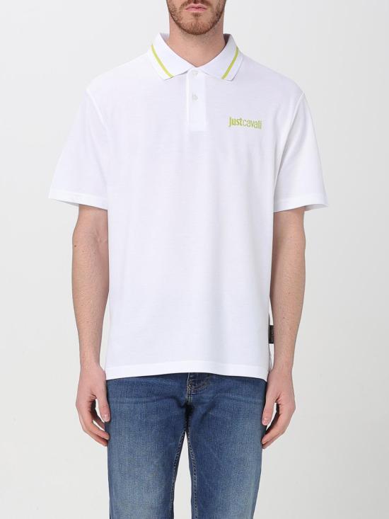 25SS 저스트까발리 폴로 티셔츠 78OAGT15CJ506 003 White