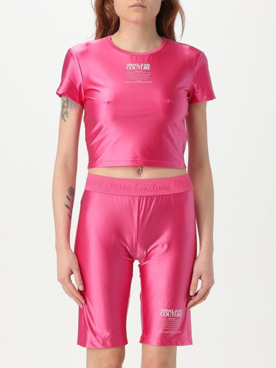 25SS 베르사체 반팔 티셔츠 78HAH6A2J0223 494 Pink