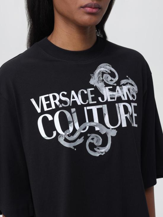  베르사체 반팔 티셔츠 76HAHG01CJ00G 899 Black - VERSACE