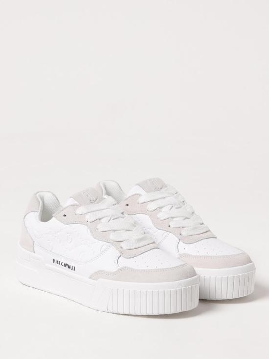 25SS 저스트까발리 뮬/슬리퍼 78RA3ST3ZPB00 003 White - JUST CAVALLI