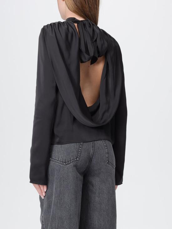 25FW 로테이트 탑 114331 100 Black - ROTATE