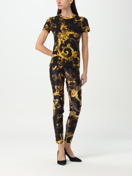  베르사체 반팔 티셔츠 76HAH6D8JS287 G89 Black - VERSACE