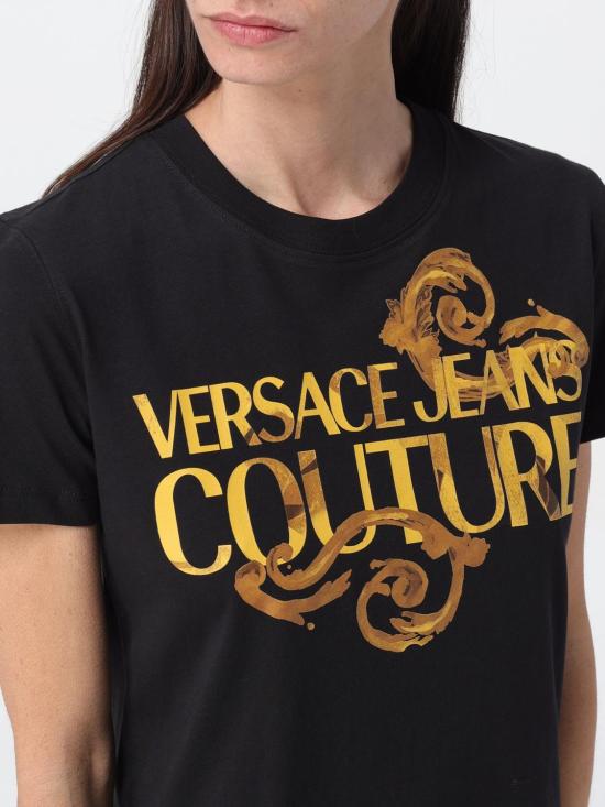  베르사체 반팔 티셔츠 76HAHG00CJ00G G89 Black - VERSACE
