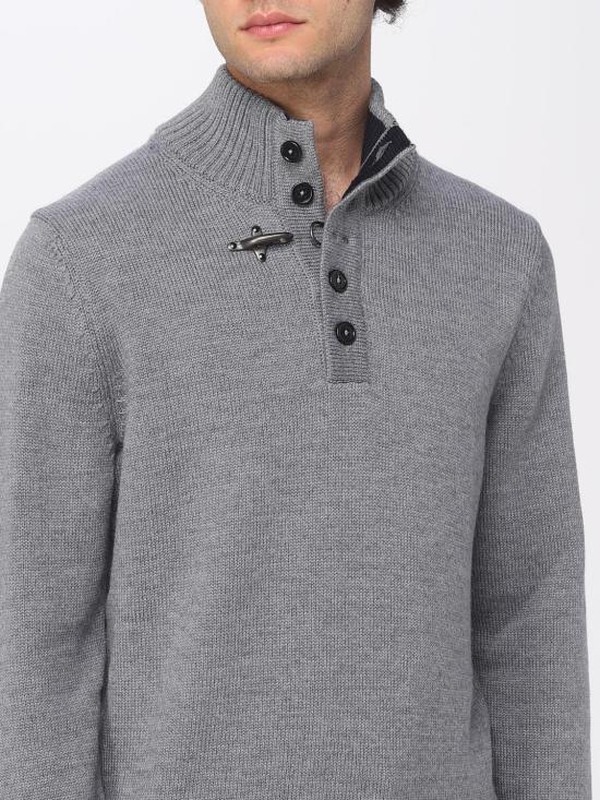 25FW 페이 집업 니트 NMMC1472120FJD B2U7 Grey - FAY