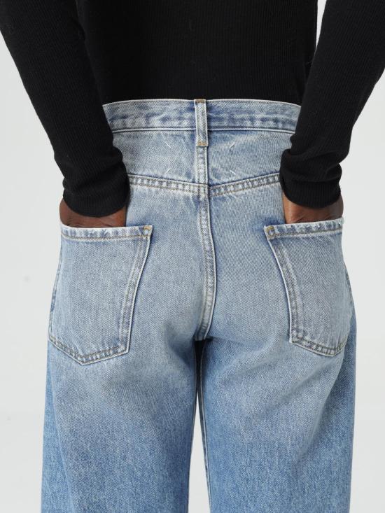 26SS 마르지엘라 컨트래스티드 포켓 스트레이트 진 S51LA0052S30513 470 Blue - MAISON MARGIELA