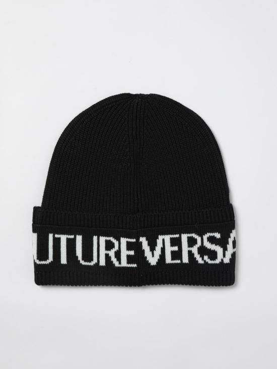 24FW 베르사체 이어플랩 캡 77HAZK40ZG020 L01 Black - VERSACE