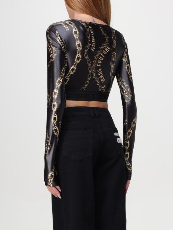 24FW 베르사체 스웨터 77HAH218JS417 G89 Black - VERSACE