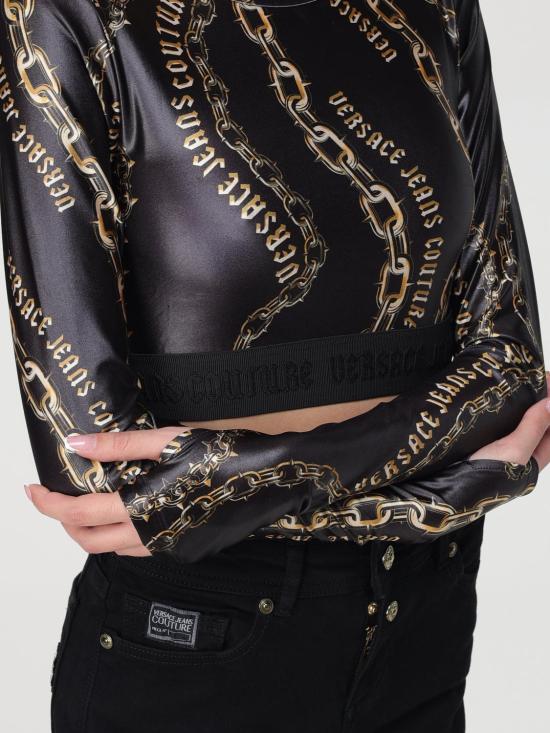 24FW 베르사체 스웨터 77HAH218JS417 G89 Black - VERSACE