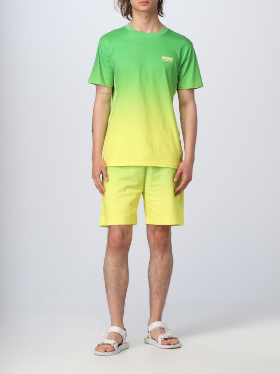  모스키노 반팔 티셔츠 07064422 1396 Green - MOSCHINO