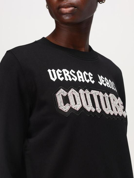 24FW 베르사체 스웨터 77HAIC02CF00C 899 Black - VERSACE