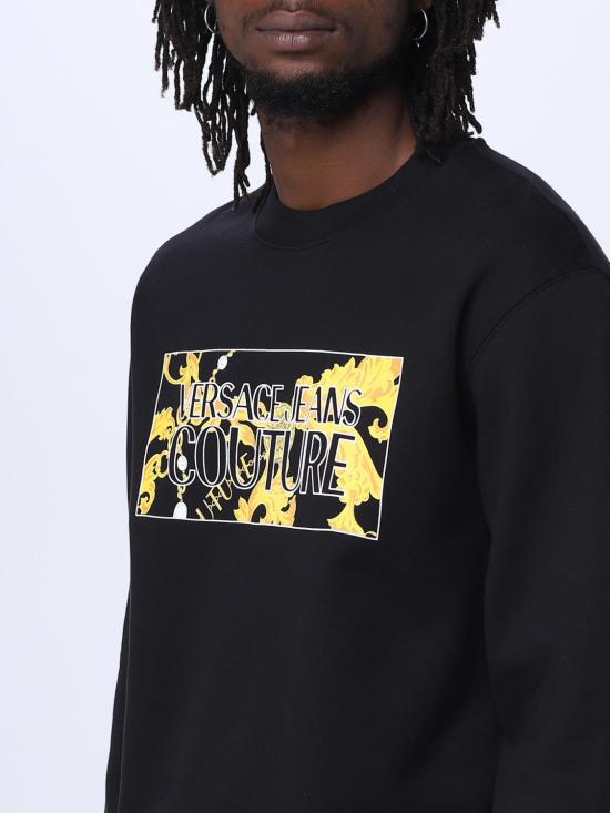  베르사체 긴팔 티셔츠 75GAIE01CF02E 899 Black - VERSACE