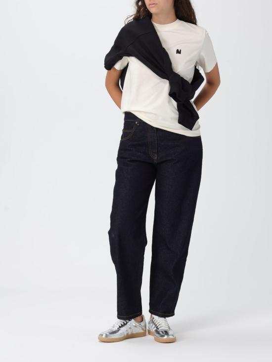 25FW 엠에스지엠 반팔 티셔츠 3941MDM96257798 02 Ivory - MSGM