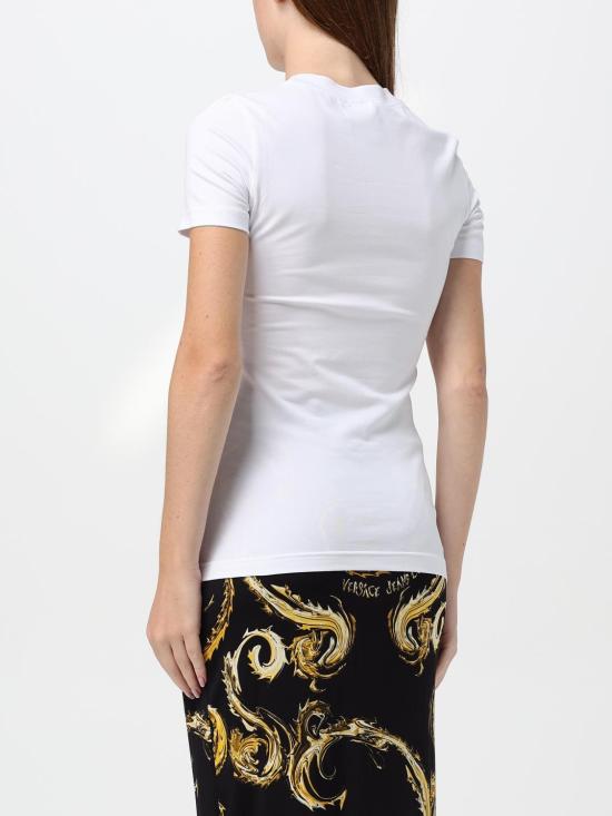 25FW 베르사체 반팔 티셔츠 77HAHT02CJ03T G03 White - VERSACE