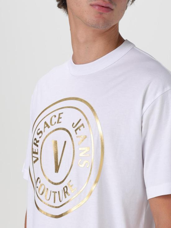  베르사체 반팔 티셔츠 77GAHT01CJ00T G03 White - VERSACE