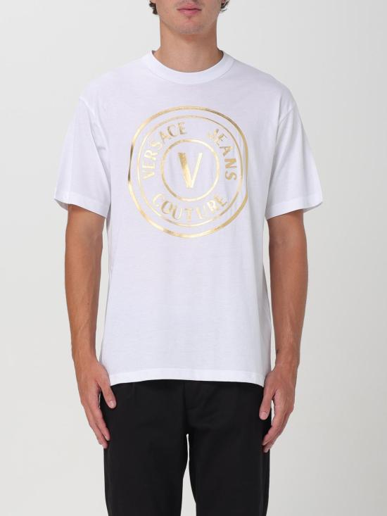  베르사체 반팔 티셔츠 77GAHT01CJ00T G03 White