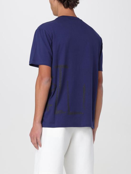  저스트까발리 반팔 티셔츠 78OAHT02CJ500 204 Blue - JUST CAVALLI