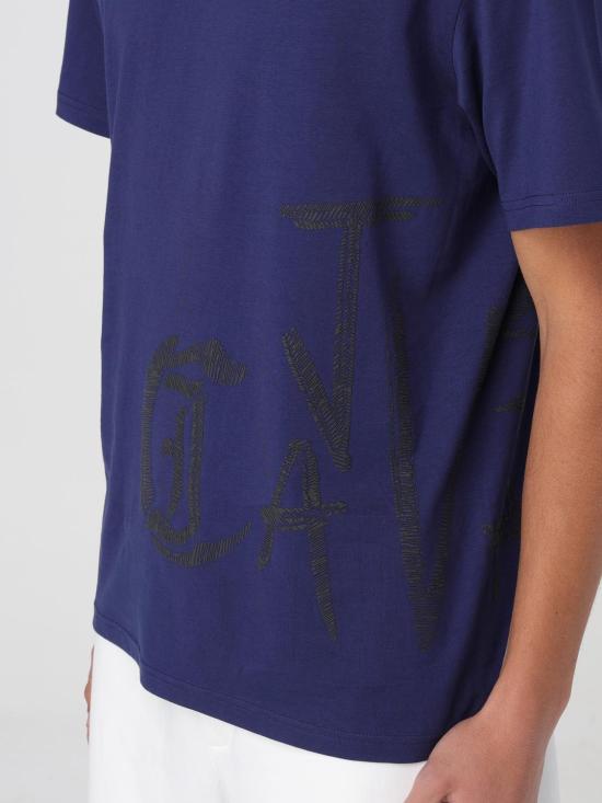  저스트까발리 반팔 티셔츠 78OAHT02CJ500 204 Blue - JUST CAVALLI