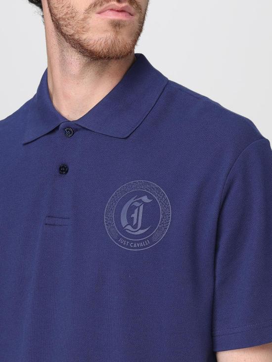 25SS 저스트까발리 폴로 티셔츠 78OAGT01CJ506 204 Blue - JUST CAVALLI
