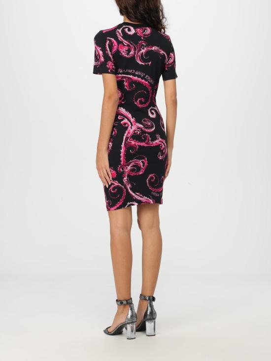 24FW 베르사체 롱 원피스 77HAO939JS409 QY2 Black 1 - VERSACE