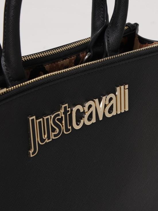 25SS 저스트까발리 토트백 78RA4BB1ZS766 899 Black - JUST CAVALLI