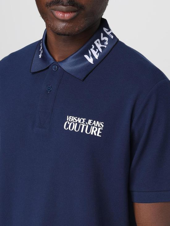 25SS 베르사체 반팔 티셔츠 78GAGT05CJ01T 283 Blue - VERSACE