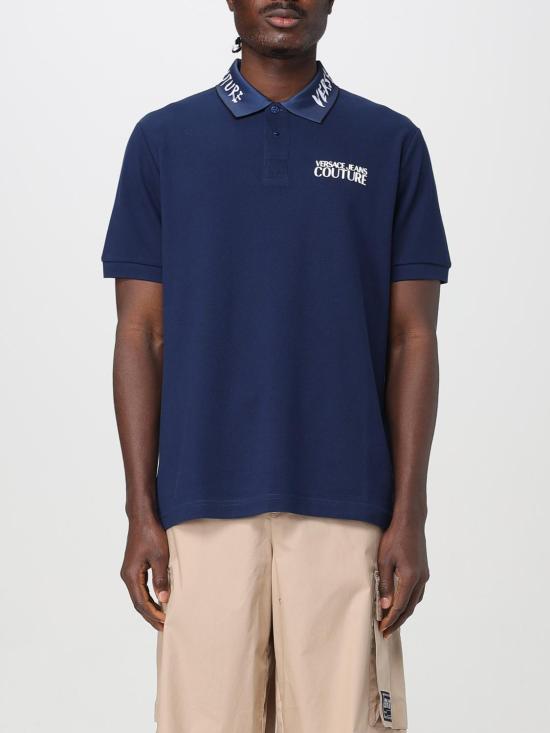 25SS 베르사체 반팔 티셔츠 78GAGT05CJ01T 283 Blue