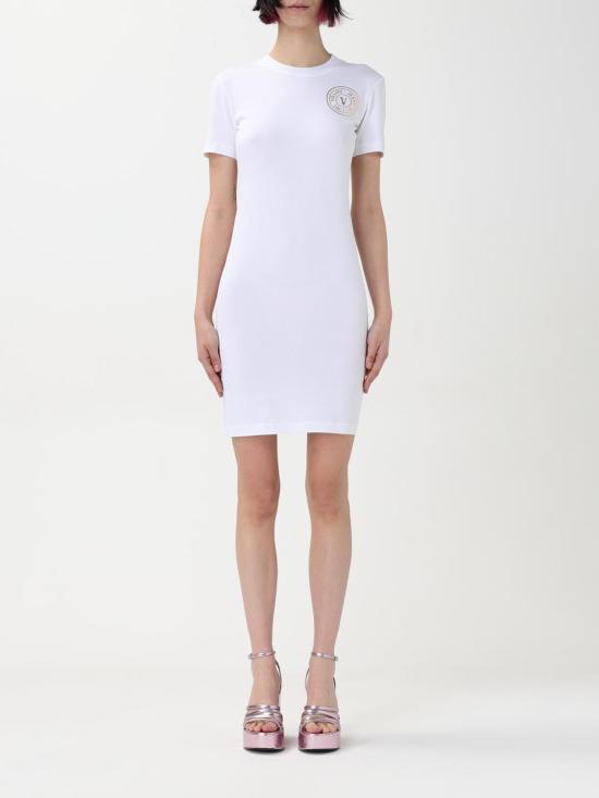 25SS 베르사체 숏 원피스 78HAOT00CJ03T G03 White