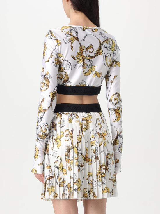 25SS 베르사체 긴팔 티셔츠 78HAH218JS470 G03 White - VERSACE