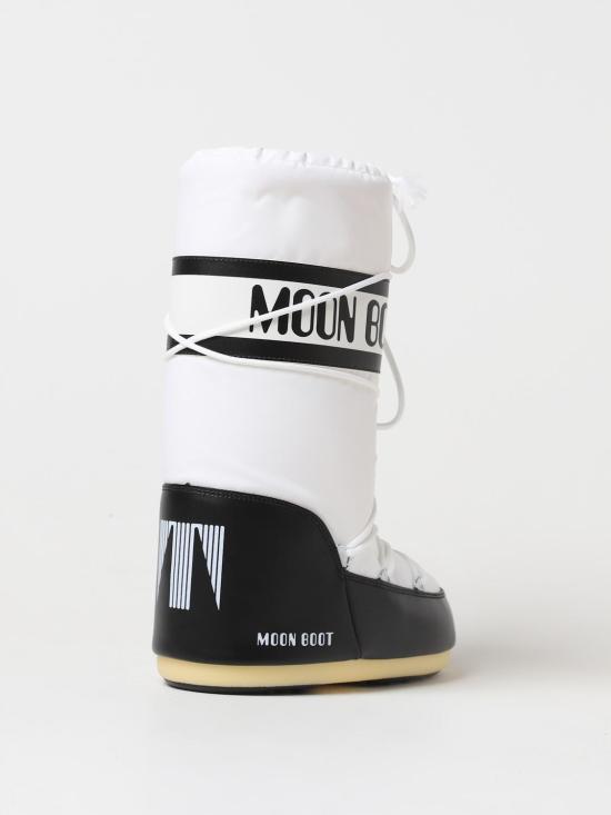 25FW 문부츠 아이콘 나일론 부츠 80D1400440 NA02 White 2 - MOON BOOT