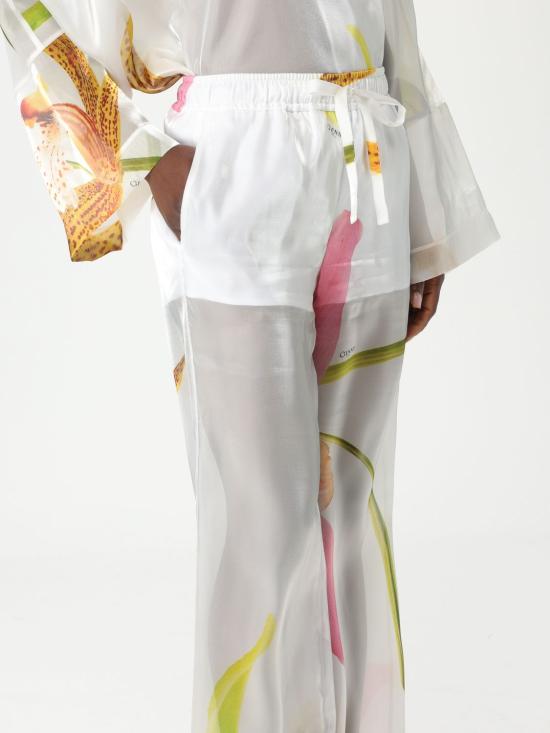 25SS 제니 팔라초 팬츠 78AAA129NS674 003 White - GENNY