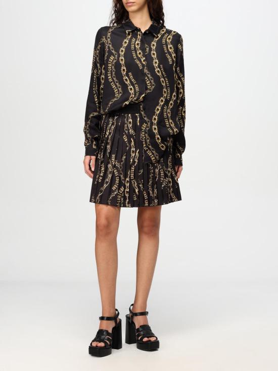 24FW 베르사체 숏 스커트 77HAE820NS525 G89 Black 1 - VERSACE