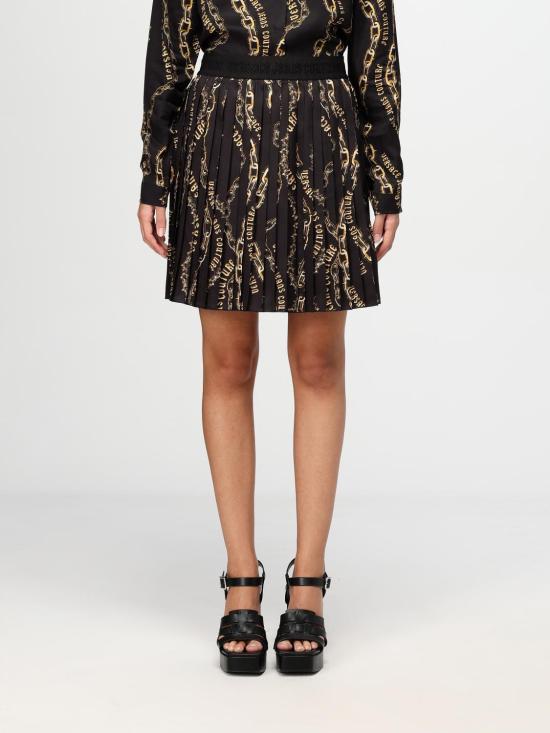 24FW 베르사체 숏 스커트 77HAE820NS525 G89 Black 1