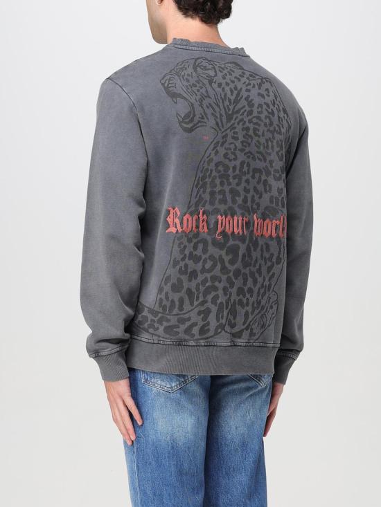 25SS 저스트까발리 긴팔 티셔츠 78OAIE14CFW12 899 Black - JUST CAVALLI