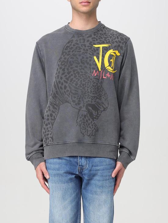25SS 저스트까발리 긴팔 티셔츠 78OAIE14CFW12 899 Black