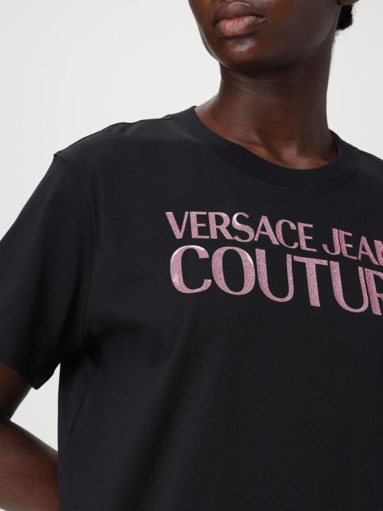  베르사체 반팔 티셔츠 76HAHG03CJ00G 899 Black 1 - VERSACE