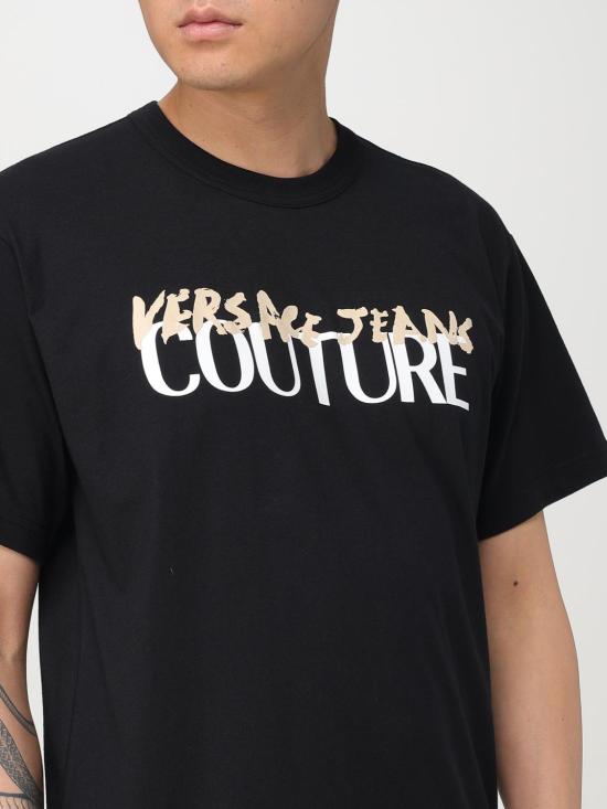 25SS 베르사체 반팔 티셔츠 78GAHE06CJ00E 899 Black - VERSACE